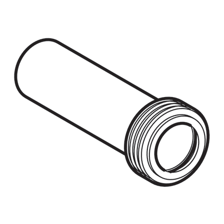 RACORD WC GEBERIT PENTRU REZERVOR INCASTRAT,  DIAM. 45X55 MM, L=180MM